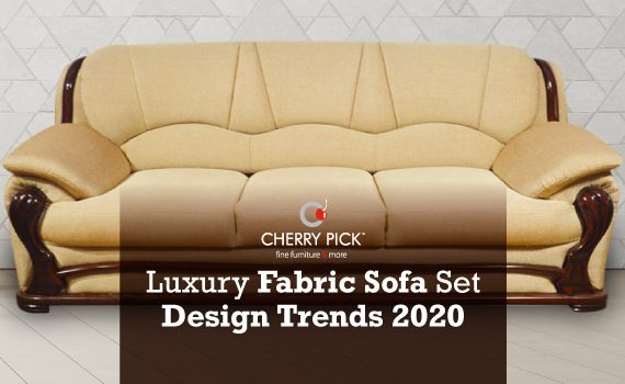 luxury fabric sofa set design furniture
