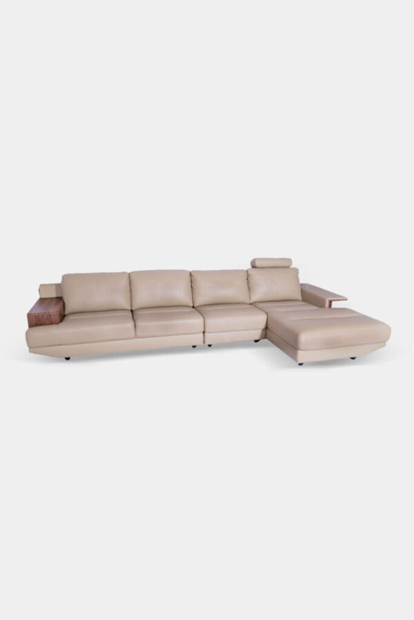 brooklyn leather living room sofa