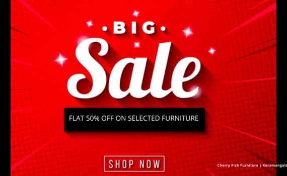 50% Off on All Selected Furniture