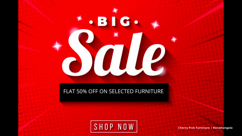 50% Off on All Selected Furniture