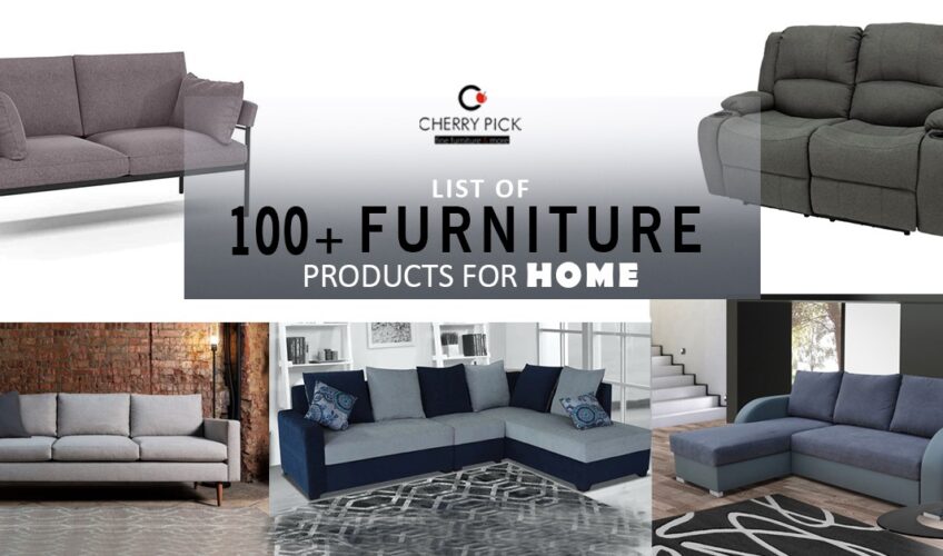 100 plus furniture list for home