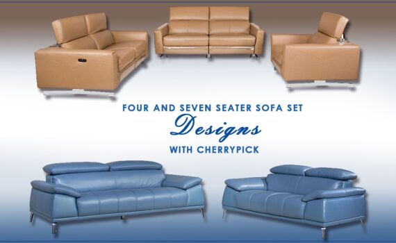 4 Seater and 7 Seater Sofa Set Designs