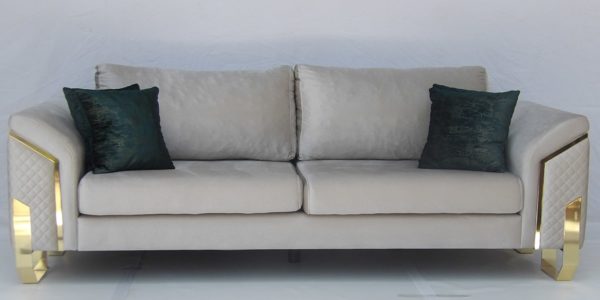 Three Seater Fabric Sofa Cum Day Bed