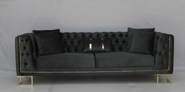 LIVA 3 Seater Fabric Sofa