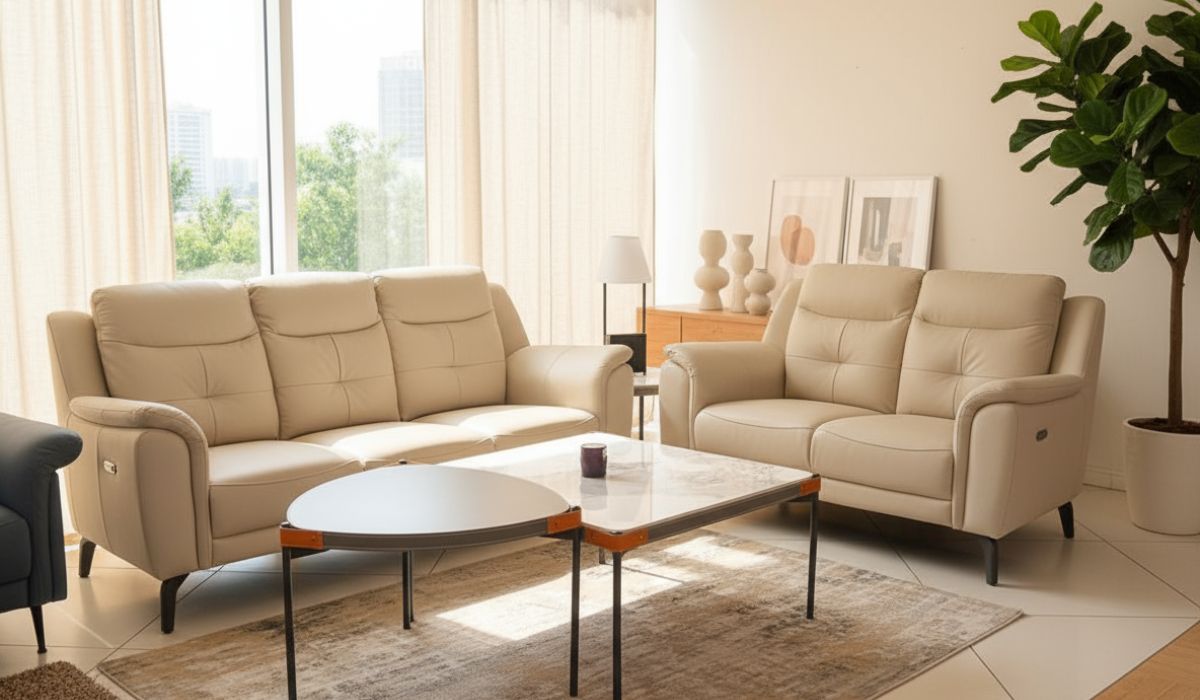 3 SEATER FABRIC SOFA – 6