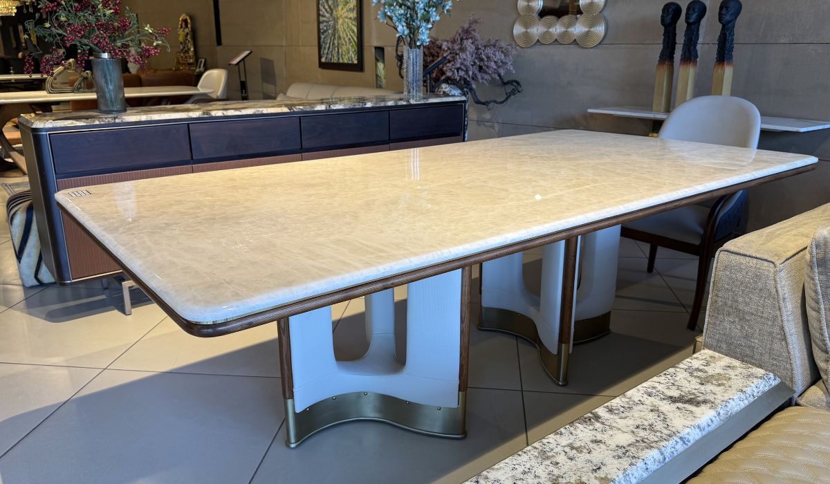 Onyx Top Dining Table – 4