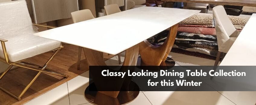 Classy Looking Dining Table Collection For This Winter 1 marble top dining table 6 seater