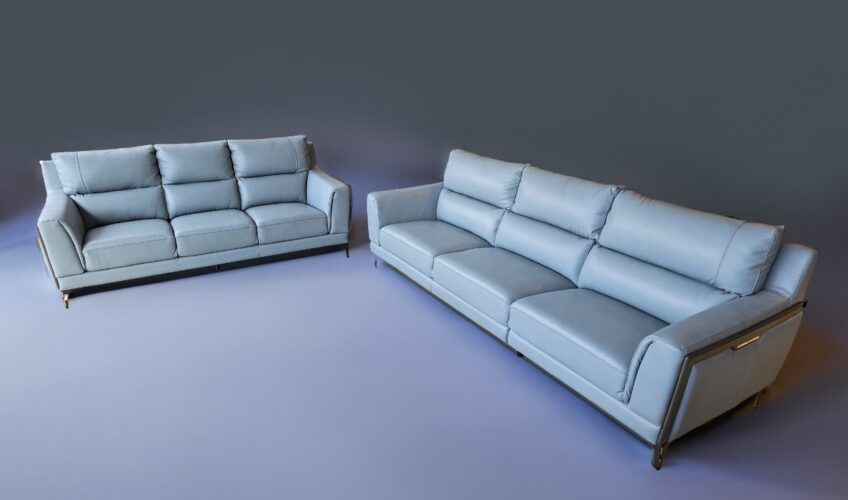 Finding Best Home Décor Items In Bangalore! 1 Leather Sofa Baby Blue