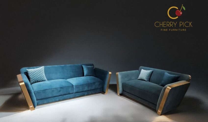 Luxury 5 Seater Fabric Sofa In Bangalore | Cherry Pick Fine Furniture 1 Spacious luxury 5 Seater Fabric Sofa in Bangalore with premium upholstery