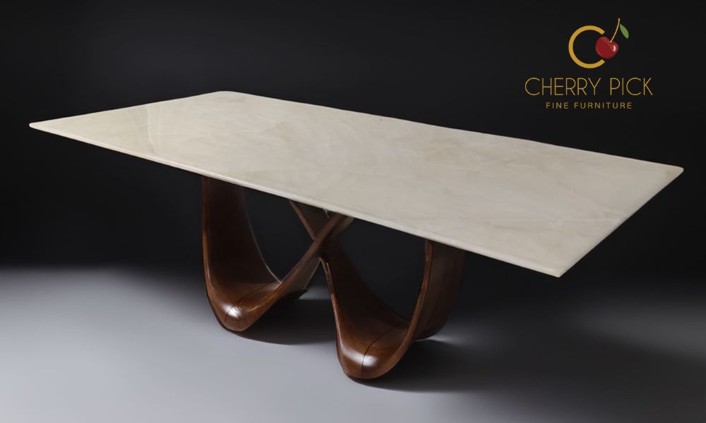 Customizable Premium 6 Seater Dining Tables in Bangalore a modern dining room