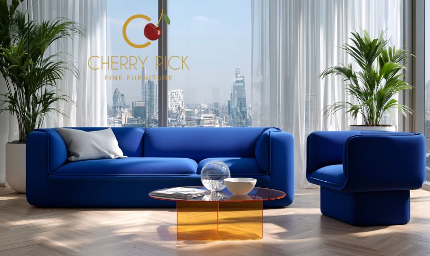 best sofa layout for living room with L-shape sectional and clear walkway