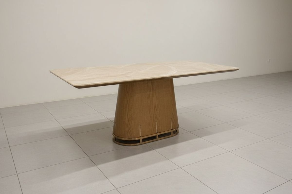 675 Walnut Dining Table Set