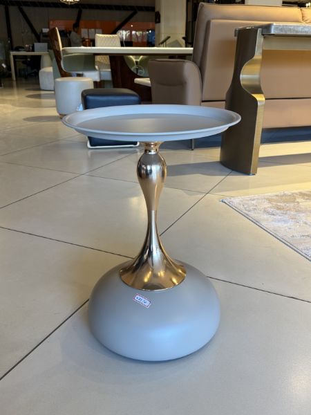 K31 White Marble Side Table