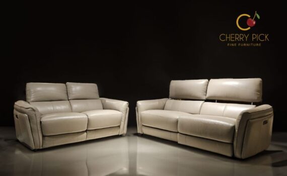 Modular sofa customisation options in Bangalore fabric and configuration showroom display at Cherry Pick India