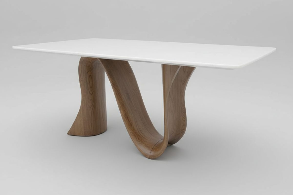 S01 Dining Table with KR10 Base