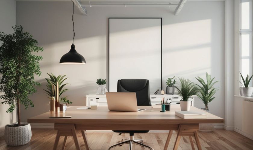 Premium office desk Bangalore — luxury executive desk with storage for corporate and home office