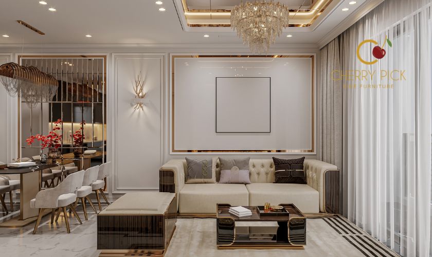 Furniture Styles For Bangalore Apartments: Scandinavian Vs Contemporary Vs Neo-Classical (2026 Guide) 2 Furniture styles for Bangalore apartments — Scandinavian style with light wood sofa and neutral fabric in 2BHK living room