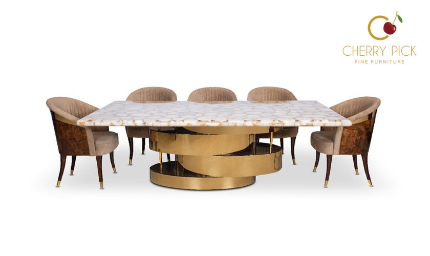 Dining table size guide India — measurement chart showing 6 seater 8 seater and 10 seater dining table dimensions for Indian homes
