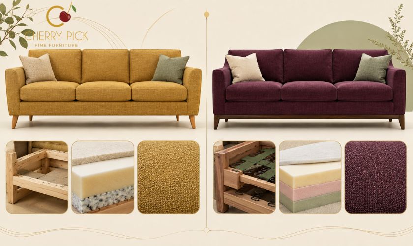 Cheap sofas versus affordable seating: foam density and frame construction compared