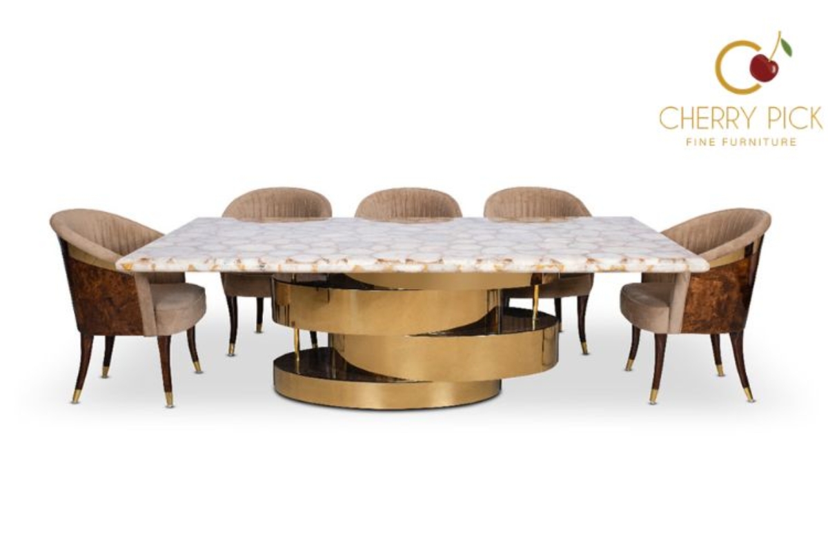 Bulk purchase of B2B furniture dining sets stacked for a hospitality project