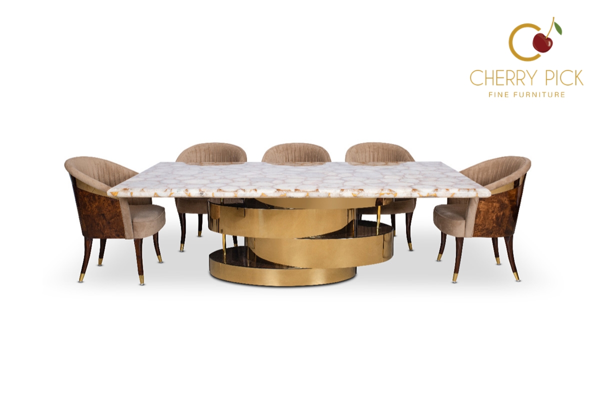 Dining essentials and complete dining setup with pendant lighting above the table