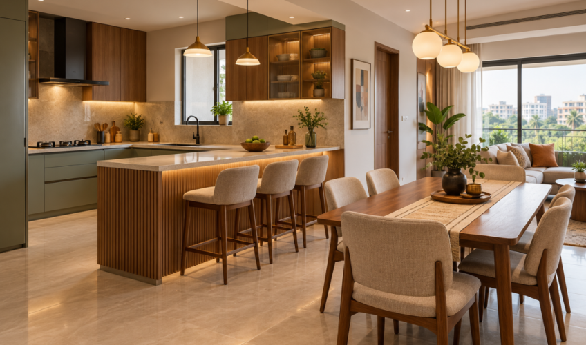 Kitchen Dining Room Furniture: Open Plan Layout Solutions